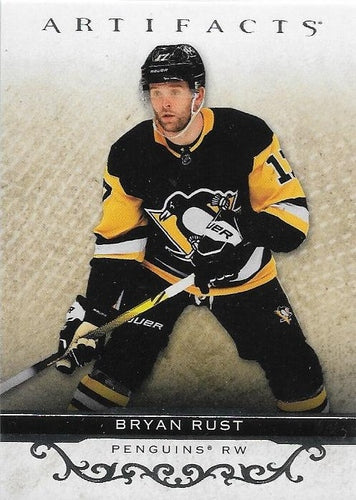 #96 Bryan Rust - Pittsburgh Penguins - 2021-22 Upper Deck Artifacts Hockey