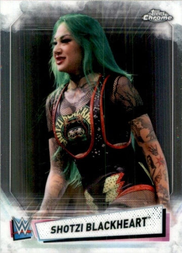 #96 Shotzi Blackheart - 2021 Topps WWE Chrome Wrestling