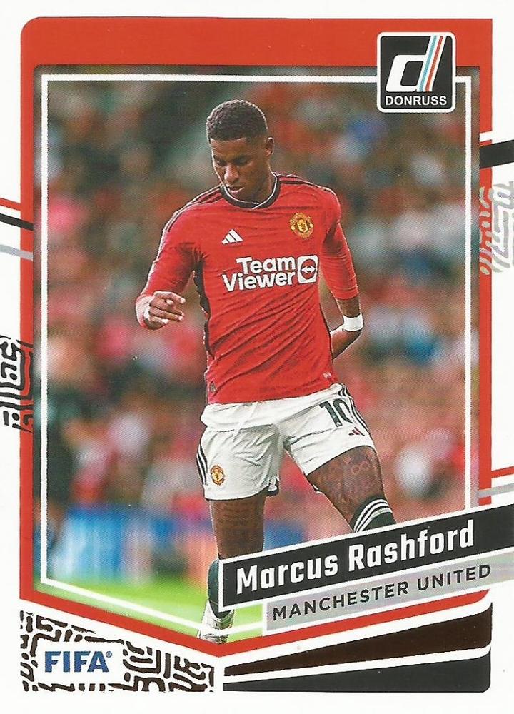 #96 Marcus Rashford - Manchester United - 2023-24 Donruss Soccer