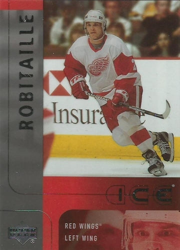 #96 Luc Robitaille - Detroit Red Wings - 2001-02 Upper Deck Ice Hockey