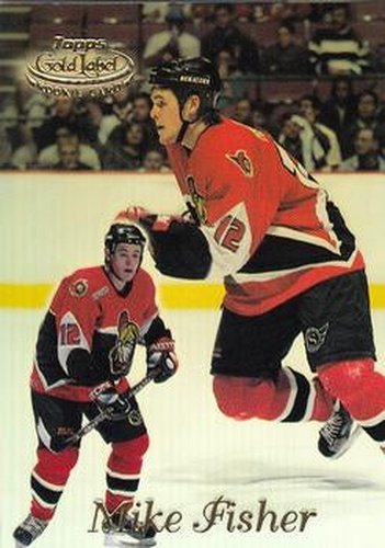 #96 Mike Fisher - Ottawa Senators - 1999-00 Topps Gold Label Hockey