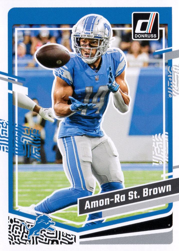 #96 Amon-Ra St. Brown - Detroit Lions - 2023 Donruss Football