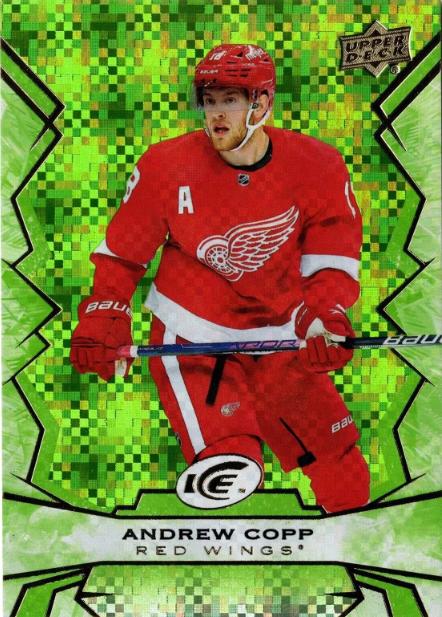 #97 Andrew Copp - Detroit Red Wings - 2022-23 Upper Deck Ice - Green Hockey
