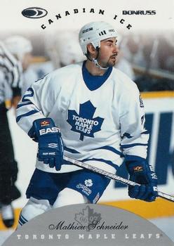 #97 Mathieu Schneider - Toronto Maple Leafs - 1996-97 Donruss Canadian Ice Hockey