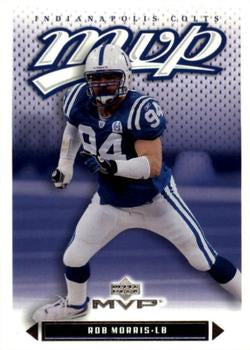 #97 Rob Morris - Indianapolis Colts - 2003 Upper Deck MVP Football