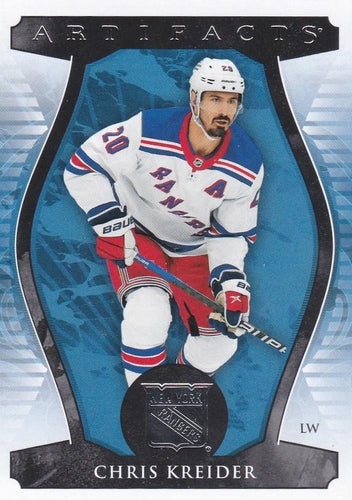 #97 Chris Kreider - New York Rangers - 2023-24 Upper Deck Artifacts Hockey