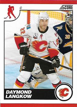 #97 Daymond Langkow - Calgary Flames - 2010-11 Score Hockey