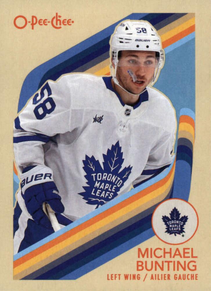 #97 Michael Bunting - Toronto Maple Leafs - 2023-24 O-Pee-Chee - Retro Hockey