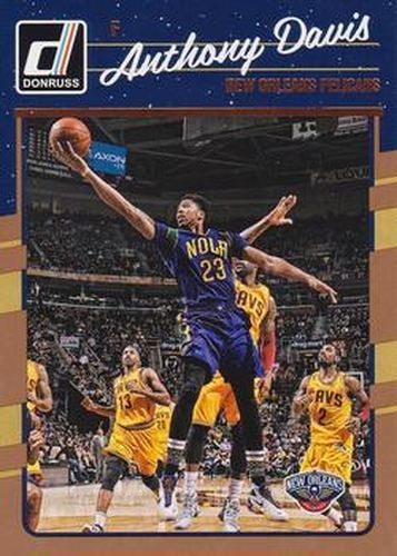 #97 Anthony Davis - New Orleans Pelicans - 2016-17 Donruss Basketball