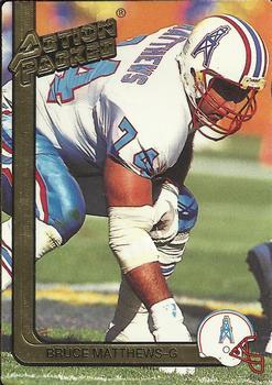 #97 Bruce Matthews - Houston Oilers - 1991 Action Packed Football