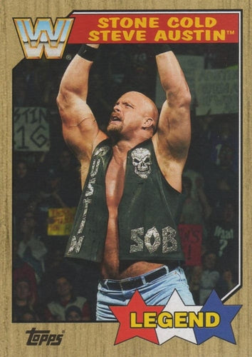 #97 Stone Cold Steve Austin - 2017 Topps WWE Heritage Wrestling