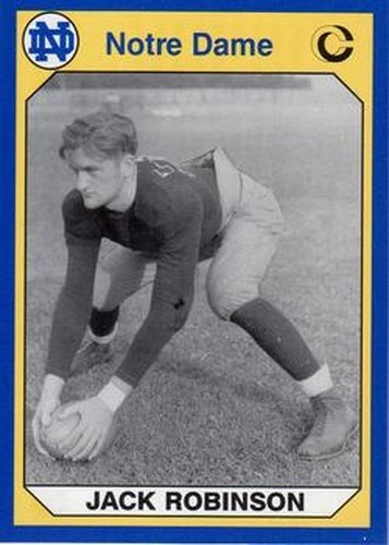 #98 Jack Robinson - Notre Dame Fighting Irish - 1990 Collegiate Collection Notre Dame Football