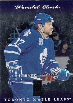 #98 Wendel Clark - Toronto Maple Leafs - 1996-97 Donruss Elite Hockey