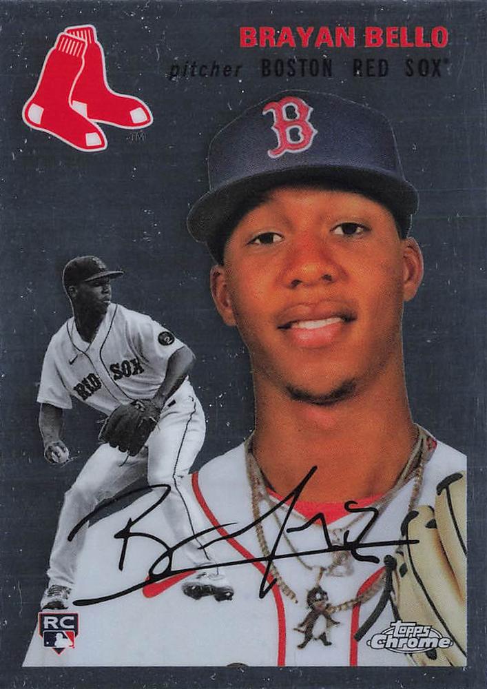 #98 Brayan Bello - Boston Red Sox - 2023 Topps Chrome Platinum Anniversary Baseball