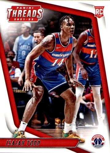 #98 Isaiah Todd - Washington Wizards - 2021-22 Panini Chronicles Basketball