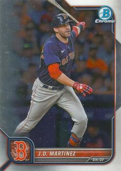 #98 J.D. Martinez - Boston Red Sox - 2022 Bowman Chrome Baseball