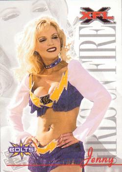#98 Jenny - Birmingham Thunderbolts - 2001 Topps XFL Football