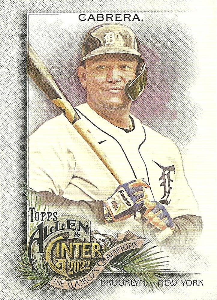#98 Miguel Cabrera - Detroit Tigers - 2022 Topps Allen & Ginter Baseball