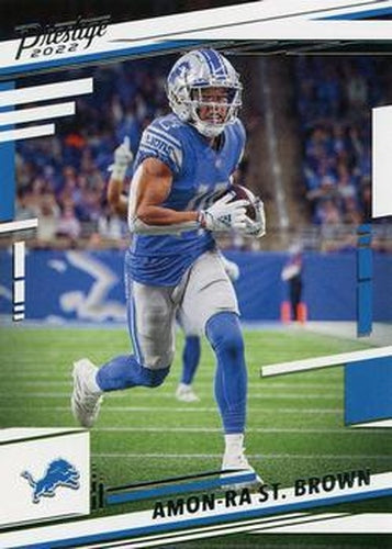 #98 Amon-Ra St. Brown - Detroit Lions - 2022 Panini Prestige Football