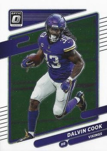 #98 Dalvin Cook - Minnesota Vikings - 2021 Donruss Optic Football