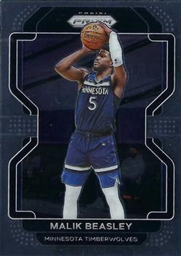 #98 Malik Beasley - Minnesota Timberwolves - 2021-22 Panini Prizm Basketball