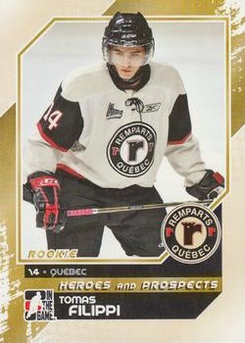 #98 Tomas Filippi - Quebec Remparts - 2010-11 In The Game Heroes and Prospects Hockey