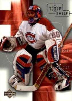 #98 Jose Theodore - Montreal Canadiens - 2001-02 Upper Deck Top Shelf Hockey
