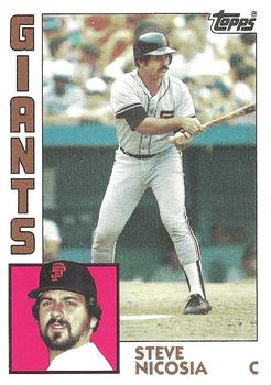 #98 Steve Nicosia - San Francisco Giants - 1984 Topps Baseball