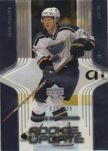 #98 Jame Pollock - St. Louis Blues - 2003-04 Upper Deck Rookie Update Hockey