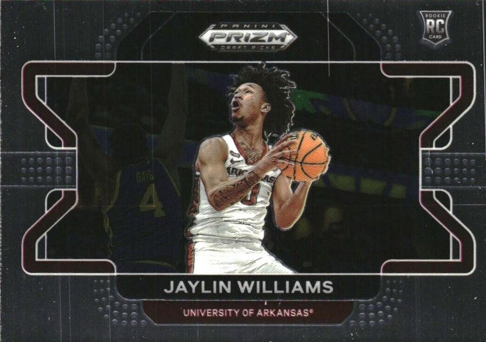 #98b Jaylin Williams - Arkansas Razorbacks - 2022 Panini Prizm Draft Picks Basketball