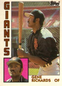 #99T Gene Richards - San Francisco Giants - 1984 Topps Traded Baseball