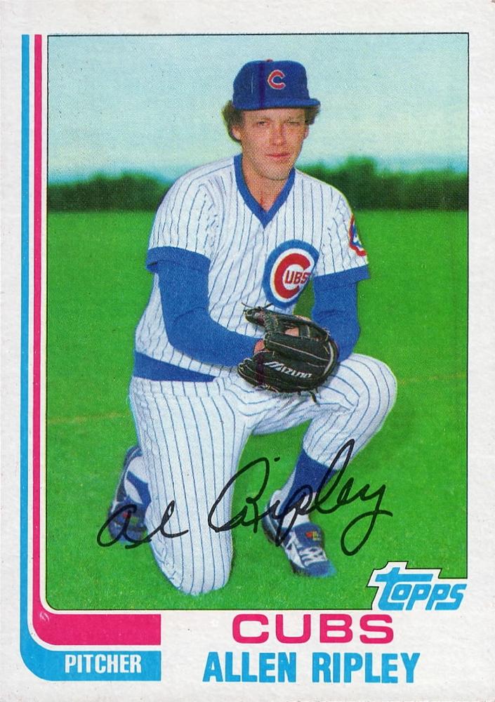 #99T Allen Ripley - Chicago Cubs - 1982 Topps Traded Baseball