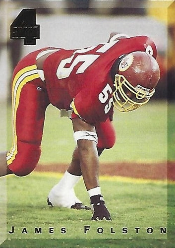 #99 James Folston - Northeast Louisiana Indians / Los Angeles Raiders - 1994 Classic Four Sport
