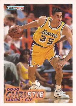 #99 Doug Christie - Los Angeles Lakers - 1993-94 Fleer Basketball