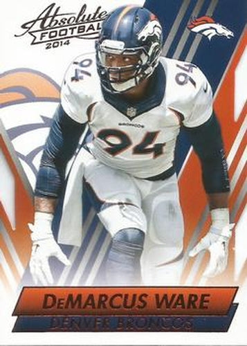 #99 DeMarcus Ware - Denver Broncos - 2014 Panini Absolute - Red Football