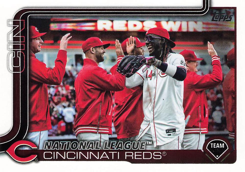 #99 Cincinnati Reds - Cincinnati Reds - 2025 Topps Baseball