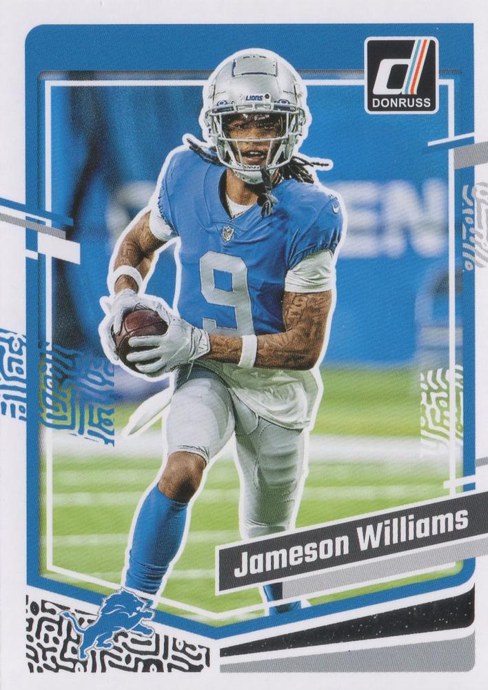 #99 Jameson Williams - Detroit Lions - 2023 Donruss Football