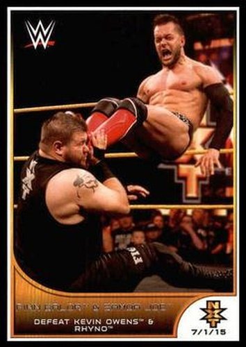 #99 Finn Bálor / Samoa Joe - 2016 Topps WWE Road to Wrestlemania Wrestling