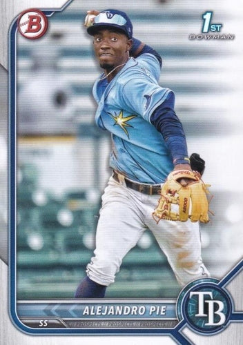 #BP-99 Alejandro Pie - Tampa Bay Rays - 2022 Bowman - Prospects Baseball