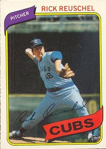#99 Rick Reuschel - Chicago Cubs - 1980 O-Pee-Chee Baseball
