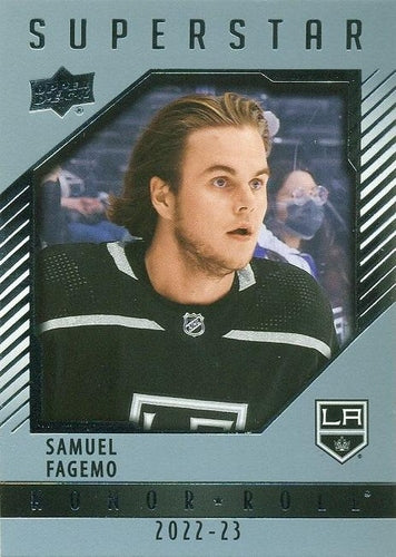 #HR99 Samuel Fagemo - Los Angeles Kings - 2022-23 Upper Deck - Honor Roll Hockey