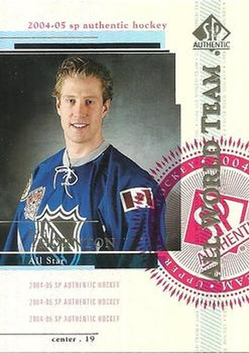 #99 Joe Thornton - Boston Bruins - 2004-05 SP Authentic Hockey