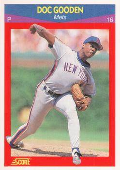 #99 Doc Gooden - New York Mets - 1990 Score 100 Superstars Baseball