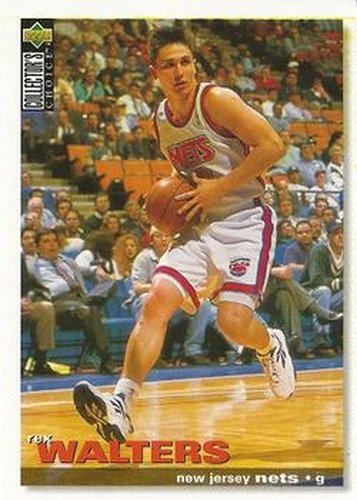 #99 Rex Walters - New Jersey Nets - 1995-96 Collector's Choice Basketball