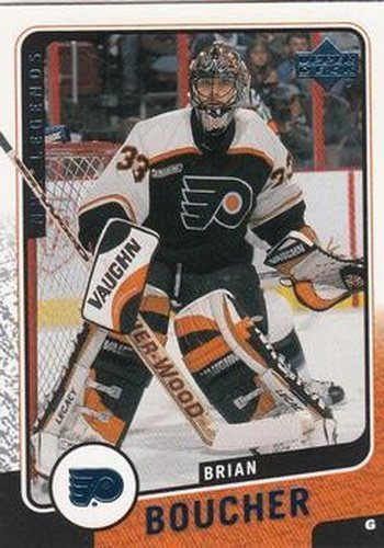 #99 Brian Boucher - Philadelphia Flyers - 2000-01 Upper Deck Legends Hockey