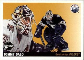 #99 Tommy Salo - Edmonton Oilers - 2002-03 Upper Deck Vintage Hockey