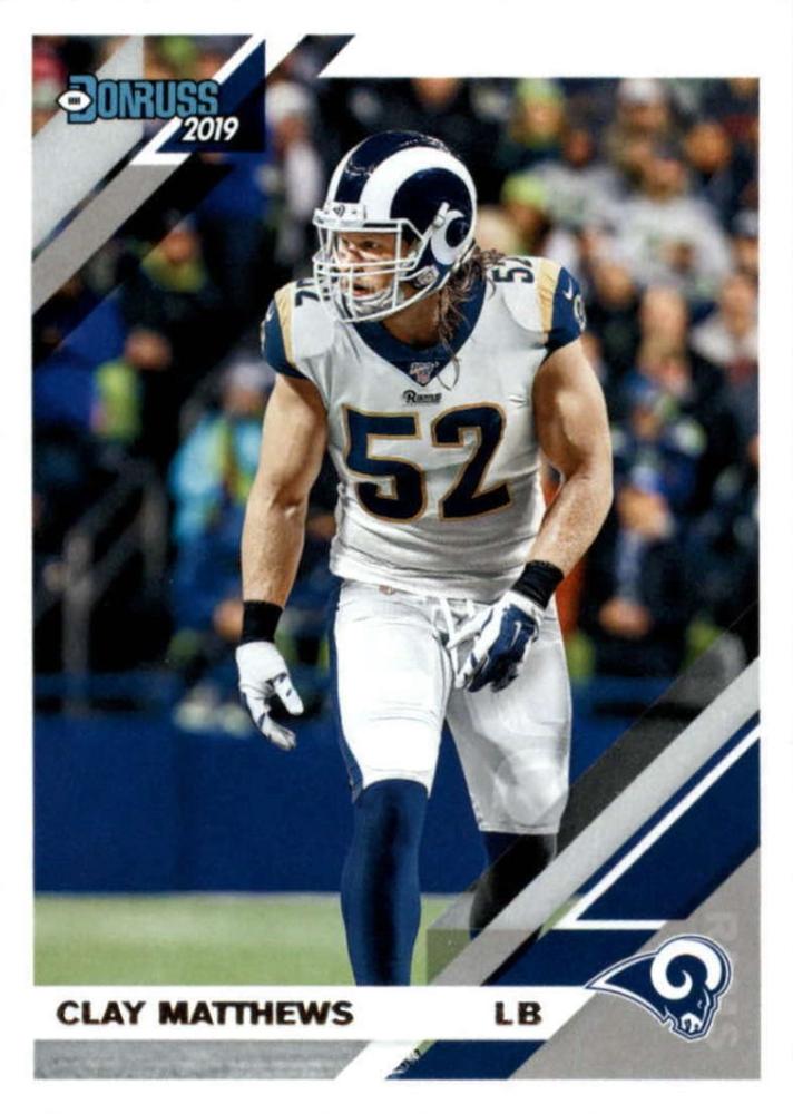 #99 Clay Matthews - Los Angeles Rams - 2019 Donruss Football
