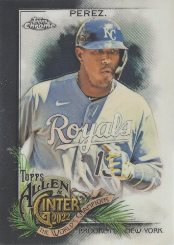 #99 Salvador Perez - Kansas City Royals - 2022 Topps Allen & Ginter Chrome Baseball