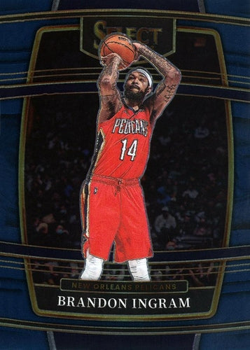 #99 Brandon Ingram - New Orleans Pelicans - 2021-22 Panini Select - Blue Basketball