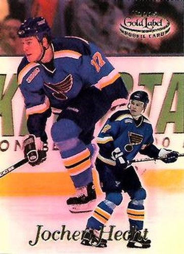 #99 Jochen Hecht - St. Louis Blues - 1999-00 Topps Gold Label Hockey
